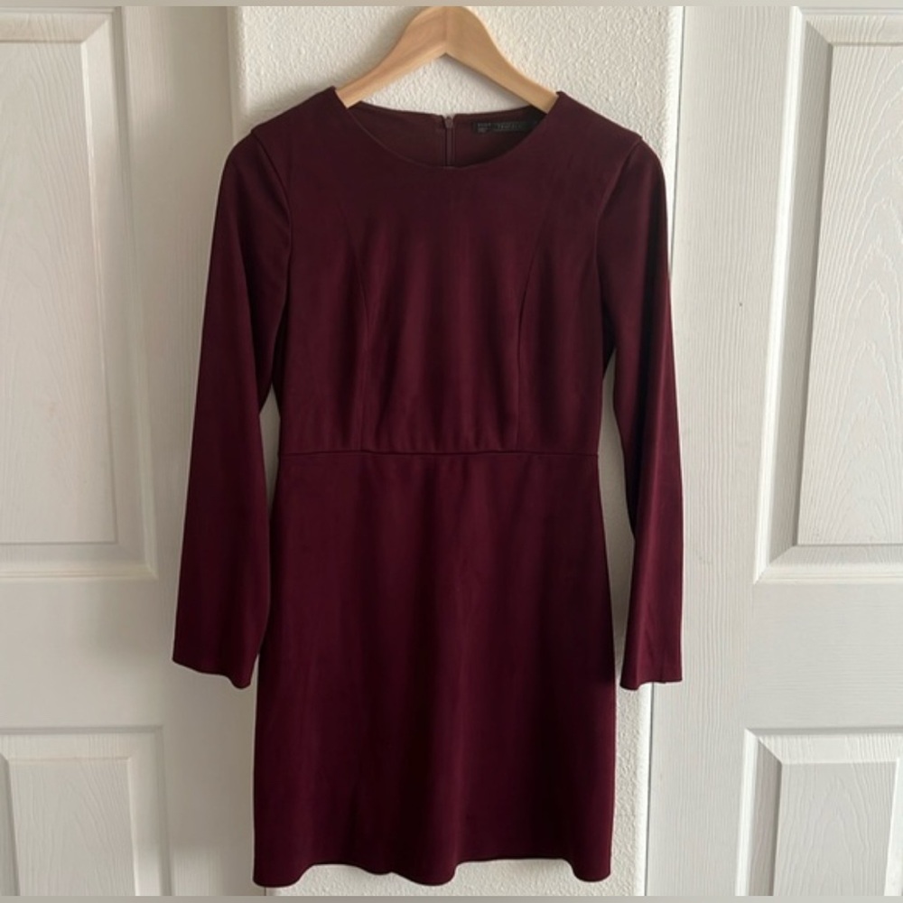 Zara Trafaluc Burgundy Dress